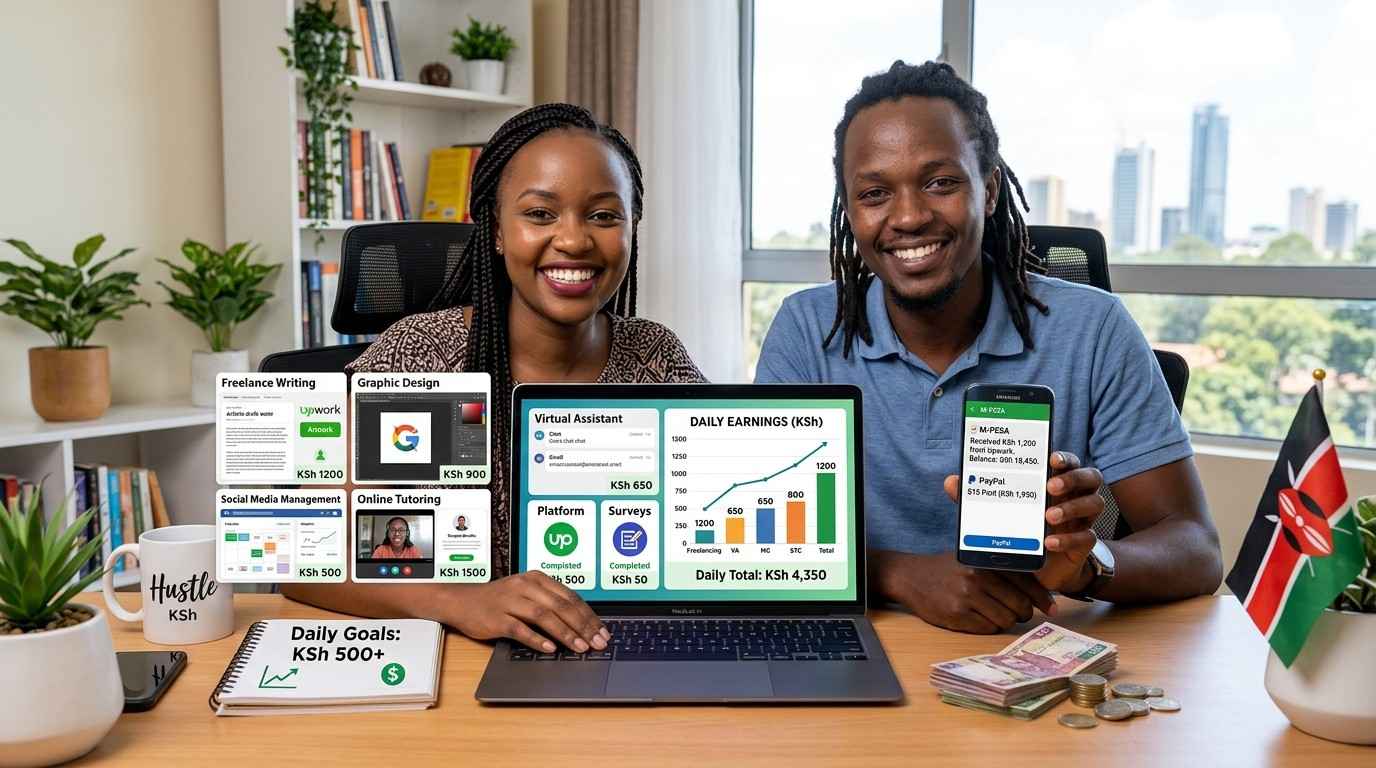 How to Make KSh 500 Daily Online